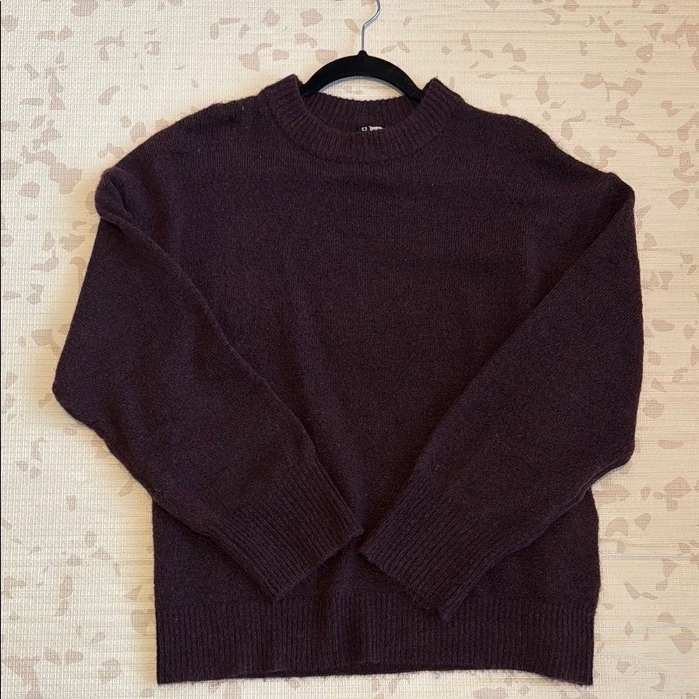 Burgundy sweater